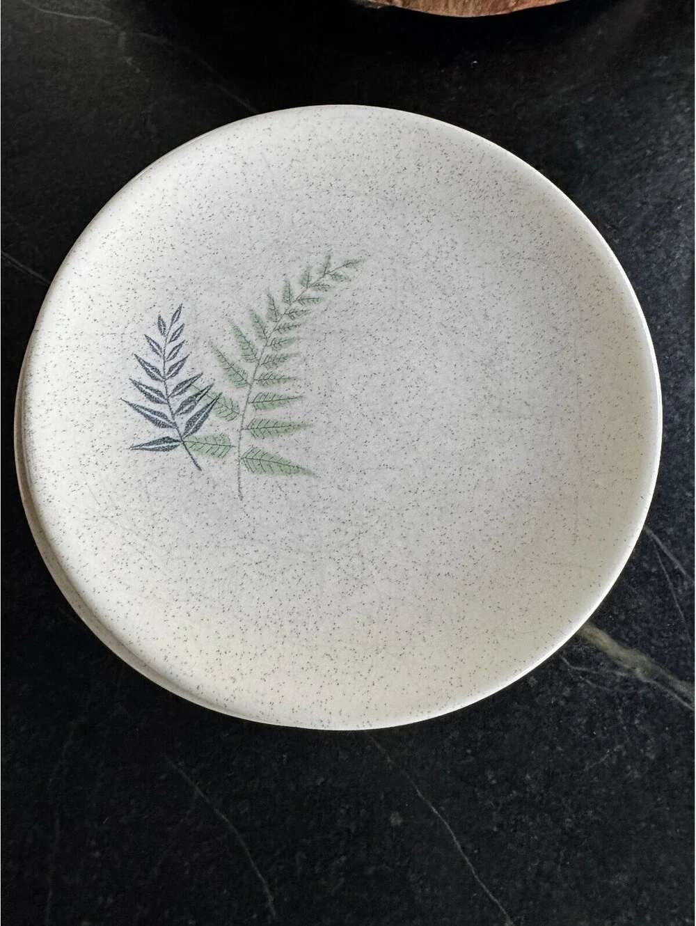 Vintage Franciscan Earthenware Dinner Plates - Fern Dell (Set of 3)